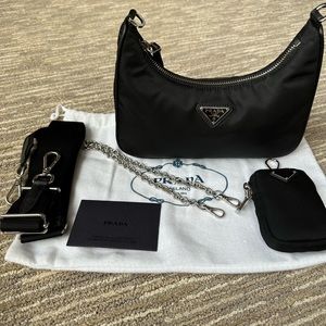 Prada Re-edition 2005 Black Nylon Bag